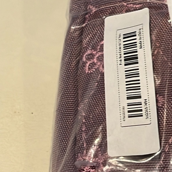 Floral Embroidery Waist Bag Fabric - Pink - Picture 9 of 9